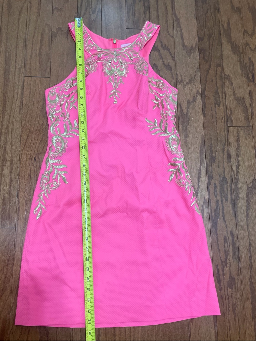 Lilly Pulitzer Tina Embroidered Stretch Shift Dress. Size 4 - Picture 11 of 11